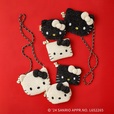 【HELLO KITTY×OPAQUE.CLIP】WEB限定＆一部店舗限定アイテム◆フェイス型２ＷＡＹキラキラミニショルダーバッグ　¥4,950（税込）◆フラット型キラキラポーチ　¥2,970（税込）◆フェイス型キラキラポーチ　¥3,300（税込）
