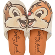 【FOOD TEXTILE】チップ＆デール ルームシューズ オレンジ Chip＆Dale FOOD TEXTILE　©Disney