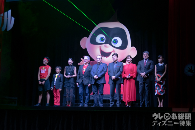 ジャック・ジャックのレーザー光線の演出で登場！｜『インクレディブル・ファミリー』ジャパンプレミア
