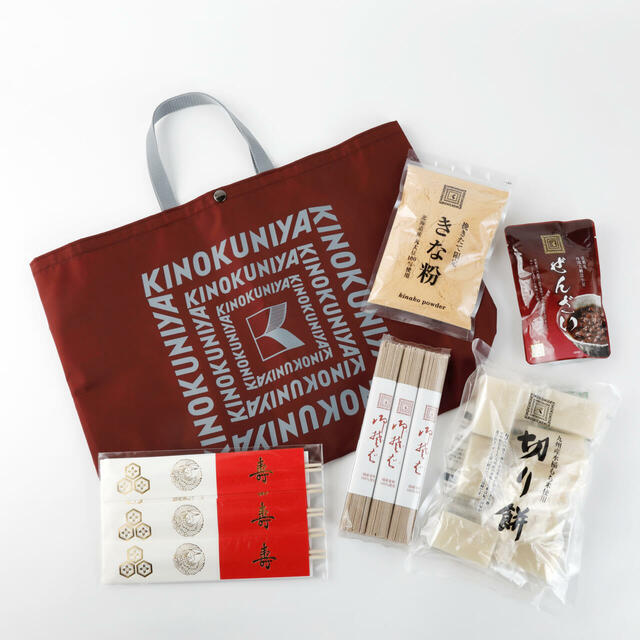 「お正月お楽しみセット（切り餅）」【国産ウイスキーやシャンパン入りの豪華なセットも！「紀ノ国屋のお年玉袋」オンラインストアで先行販売！】