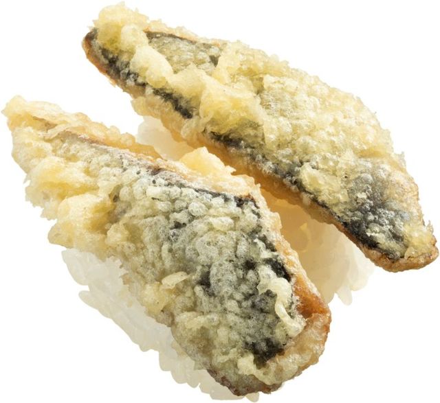 北海道産いわし天ぷらにぎり