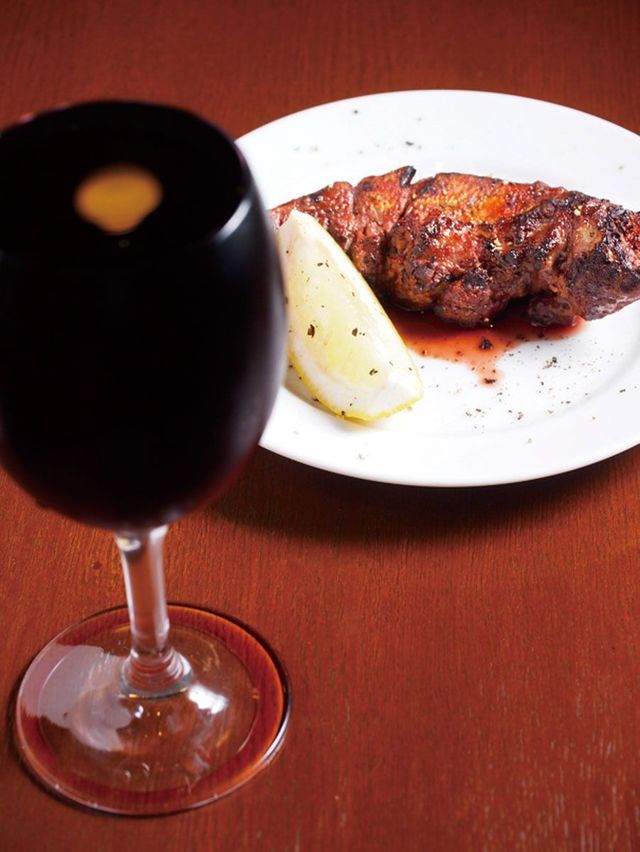 BISTRO CarneSio（恵比寿）　豚タンの一本焼き ハーフ620円