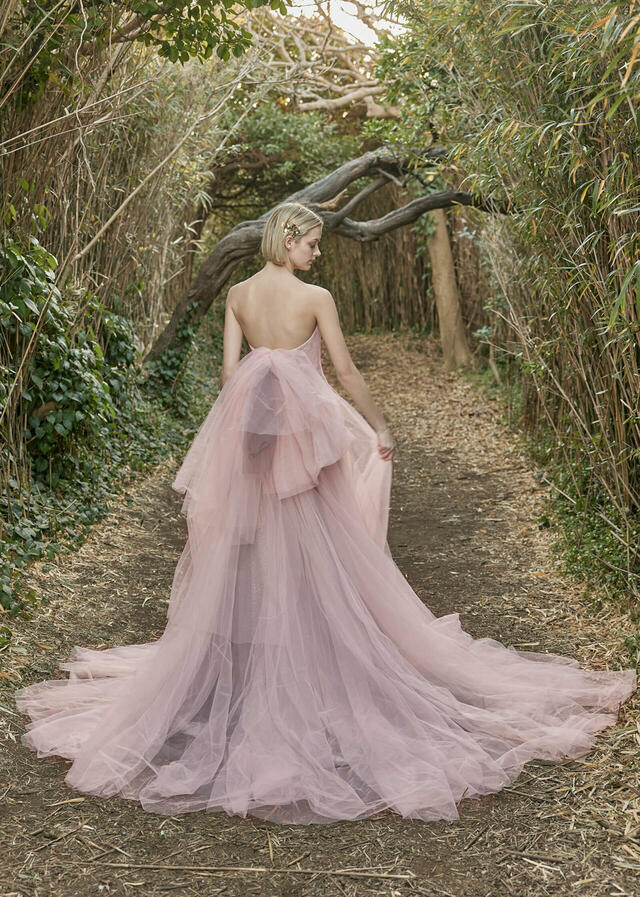 クラウディア｜「K.RANNE-クランネ-」新作ウェディングドレス｜KNE0044_Pink