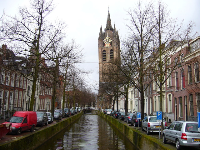デルフトの街並み。