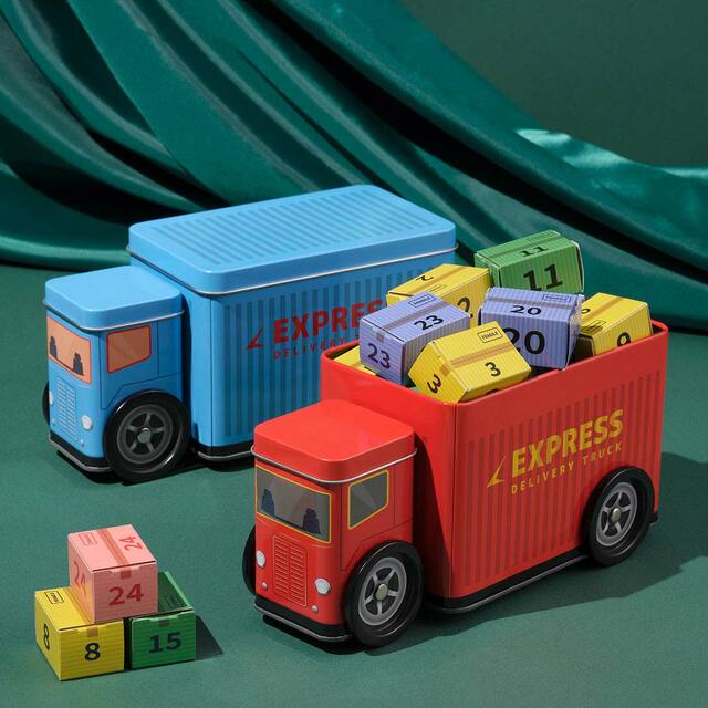 「オリジナル クリスマスデリバリートラックカレンダー」＜税込¥1,870＞【カルディのクリスマスアイテム】