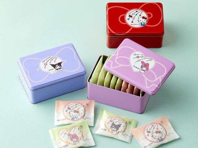 『おまつりこまち ハローキティ缶』『おまつりこまち マイメロディ缶』『おまつりこまち クロミ缶』