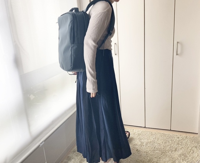 【ワークマン 型崩れしにくいビジネスリュック】通勤用リュックに最適です♪