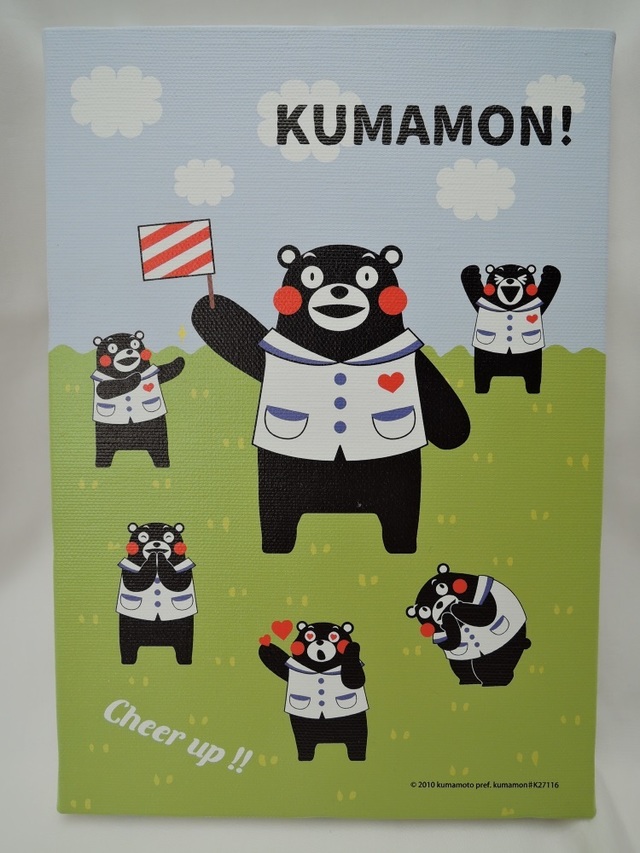 ウォールキャンバス 2,700円(税込) ©2010熊本県くまモン #K27116