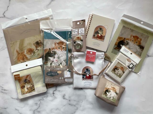 「Seria（セリア）」でヘンリエッタ・ロナー＝クニップ氏の猫絵画グッズをゲット！