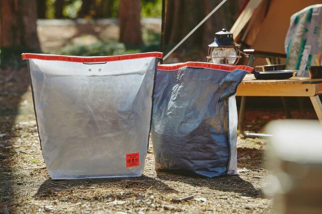 使用イメージ【hinata「アウトドアトラッシュバッグ」】