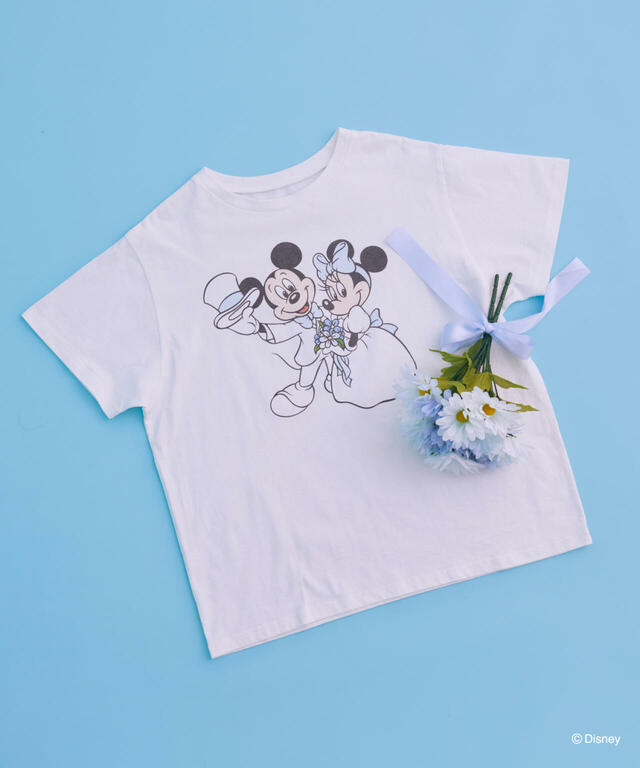 Happily Ever After Tシャツ ￥7,900｜Areeamディズニーコレクション「ミッキー＆ミニー」