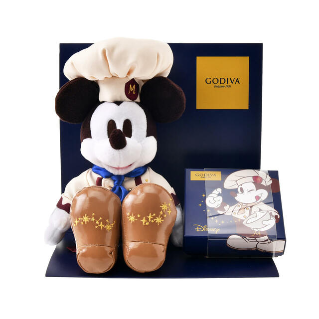 【GODIVA】ミッキー チョコレート アソートメント ぬいぐるみ付き DISNEY VALENTINE 2026 7,900円