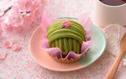 抹茶とさくらのモンブラン