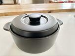 【無印良品　IH対応　土鍋】スタイリッシュな土鍋です