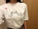 【ユニクロ UT グラフィックTシャツ 101匹わんちゃん】袖は二の腕がすっぽり隠れる長さ