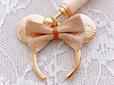 リボンは布製!