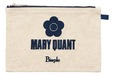 【MARY QUANT&Biople】「フラットポーチ」(各1,485円)/幅約18.5cm×高さ約12.5cm。