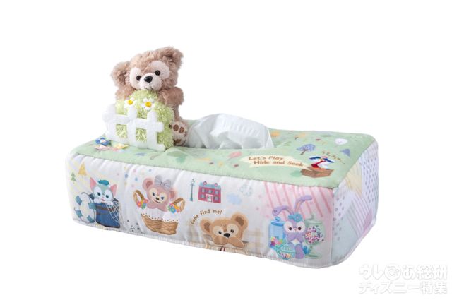 ティッシュボックスカバー ¥2,800｜「ダッフィーたちのかくれんぼ（Let's Play Hide and Seek）」