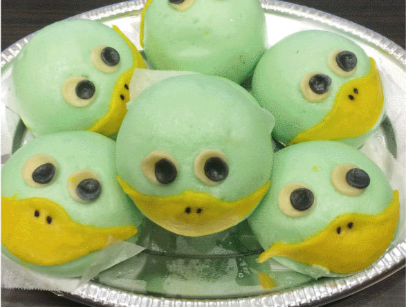 越谷鴨ネギ「ガーヤちゃんまん」