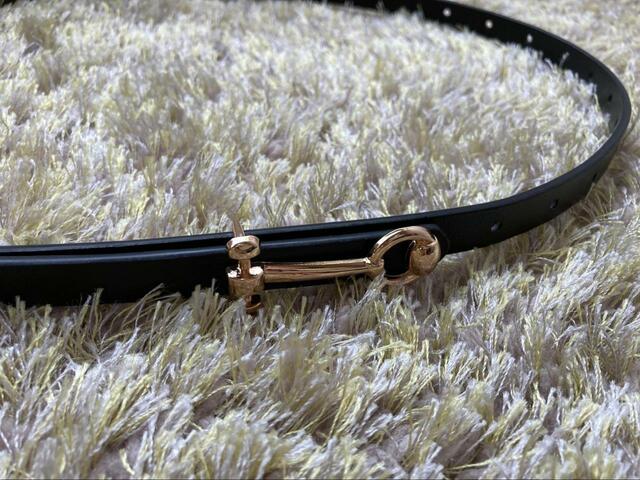 【ワークマン カジュアルベルト】金色の金具が高級感を演出