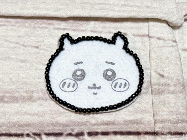 工程3：輪郭線を刺し終えたところ！ちょっとガタガタしているところが気になりますが、初めてにしてはまあまあの出来栄え？！