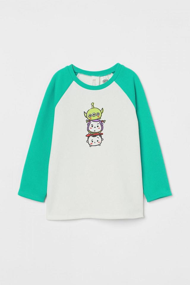 プリントスウェットシャツ¥1,499