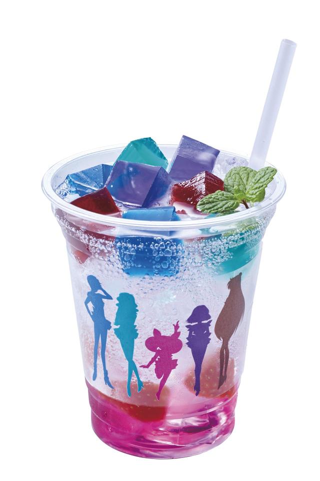 セーラーちびムーン&外部太陽系4戦士のドリンク〜アップルソーダ〜 650円