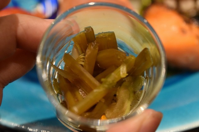 ワサビのツンツン漬け