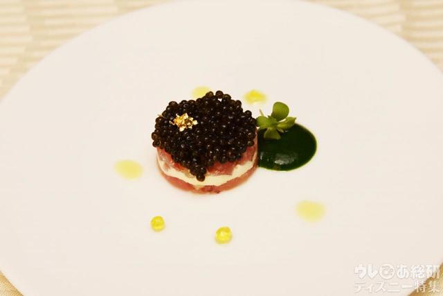 金目鯛のタルタルとキャヴィア