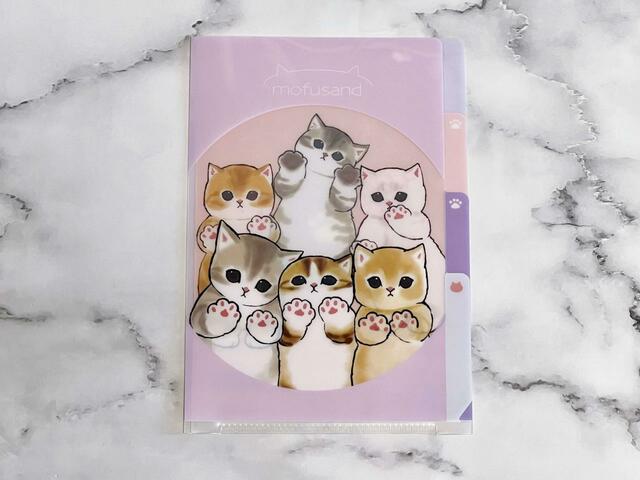 【Seria（セリア）】パープルはにゃんこたちが迫ってくるかのような臨場感あふれるデザイン！