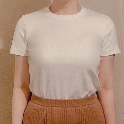 【ユニクロ】クルーネックT（半袖）／税込1,000円