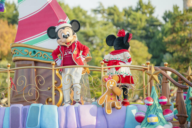 2024年11月14日 「ディズニー・クリスマス」プレスプレビュー/東京ディズニーランド/ディズニー・クリスマス・ストーリーズ“フォンド・フェアウェル”の模様