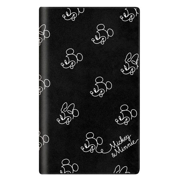 シンプルな線画アート! ミッキー&ミニーカミオジャパン ディズニースケジュール帳