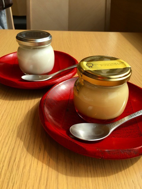 プリンとアーモンドプリン＠赤坂うまや