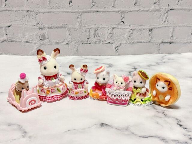 今回ゲットした商品を並べてみました。このかわいさたるや…！1回820円でいいんですか…？という気持ちに！