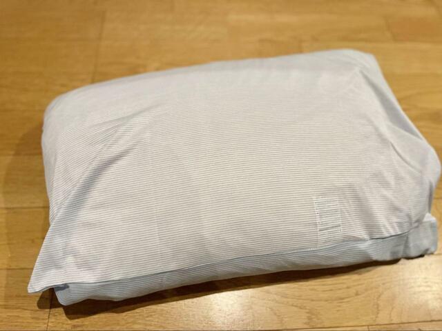 【ニトリ　枕カバー(Nクール BL 23NC13)】蒸し暑い日は接触冷感生地がおすすめ