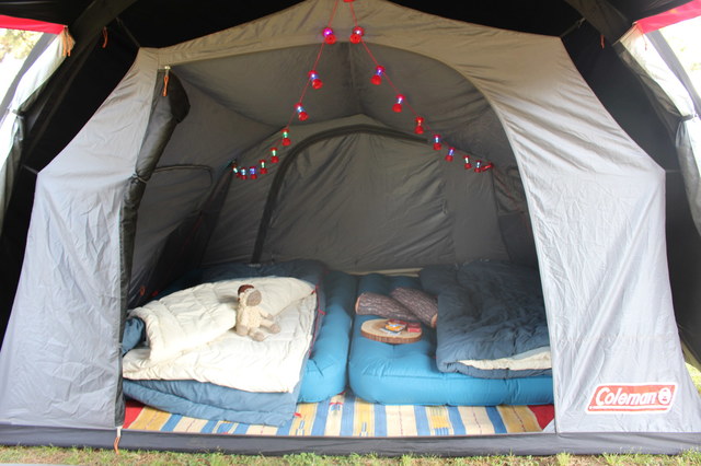 テント宿泊は子どもにとって良い思い出に。