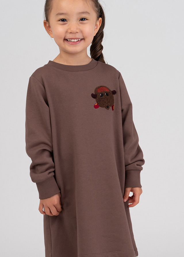 キッズ・ベビーワンピース「テディ」4,900 円(税込)(サイズ：90/110/130)