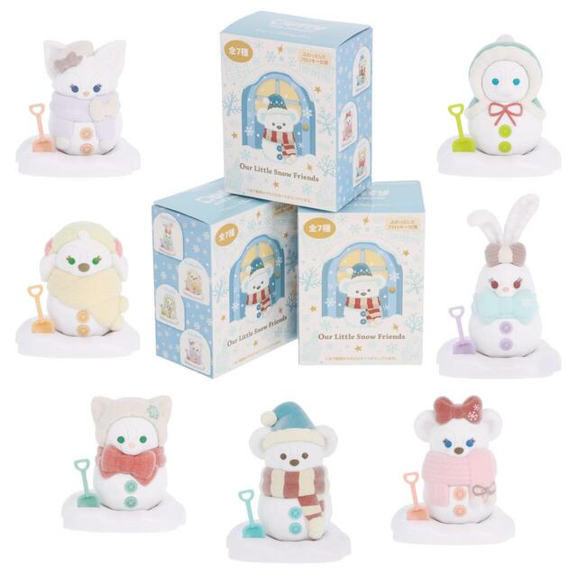 フィギュア 1,500円|東京ディズニーシー「ダッフィー&フレンズのアワ・リトル・スノーフレンズ」グッズ|販売店舗:東京ディズニーシー「マクダックス・デパートメントストア」|発売日:2026年11月2日(月)