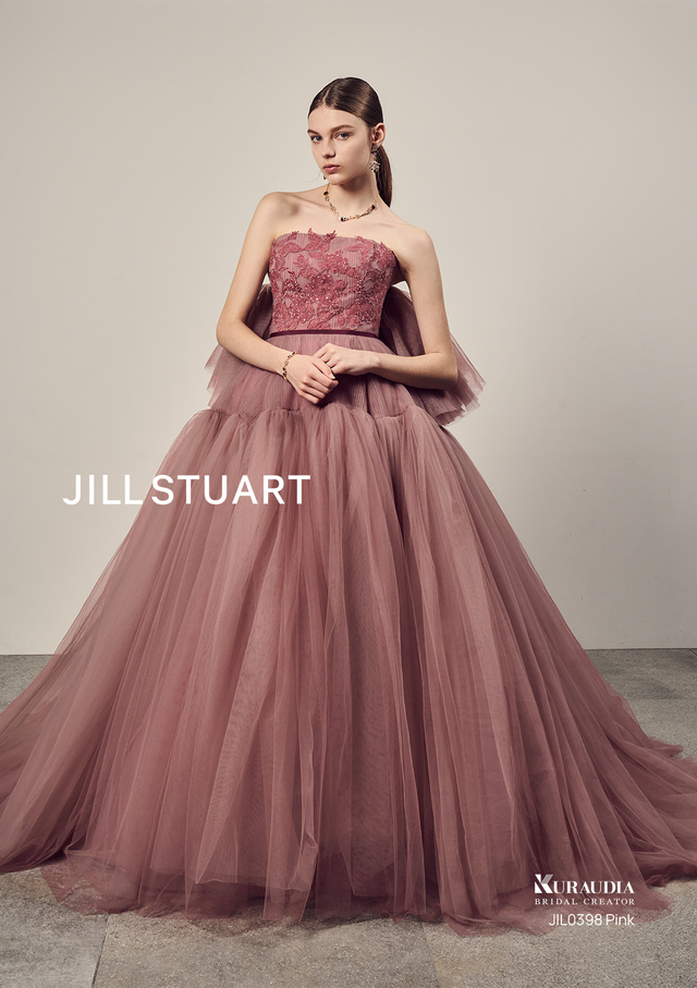 ジルスチュアート 新作ウェディングドレス　JIL-0398_Pink