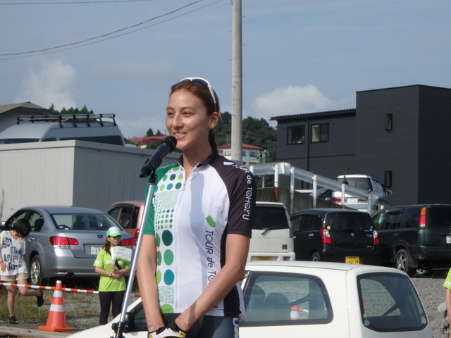 ツール・ド・東北2015/道端カレンさんからは「楽しみたい」と期待を込めたコメント