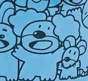 犬でもクマでもない…ふわふわの耳が印象的なこの子です