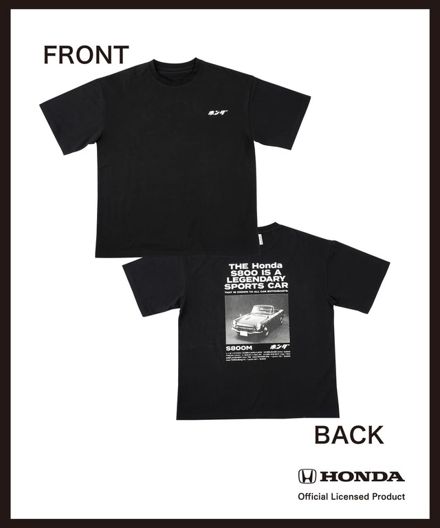 【Honda×3COINS】Tシャツ(2種/各1,650円)