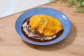 「ふわとろオムライス デミグラスソース」【おふろcafe utataneに「Nordic Cafe ＆ Dining matka」がオープン】