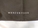 【MERCURYDUO】ロゴは丁寧に刺繍されている
