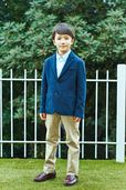 卒園式＆入園式にふさわしいフォーマルスタイルに選びたいのが、BOYSのカットソーテーラードジャケット