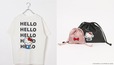 【サンリオ】Elura／【HELLO KITTY】Tシャツ 全2カラー　7,700円、【HELLO KITTY】巾着セット 全3種類　4,620円