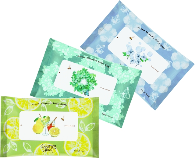 ワンダーハニー　アロマエチケットボディシート