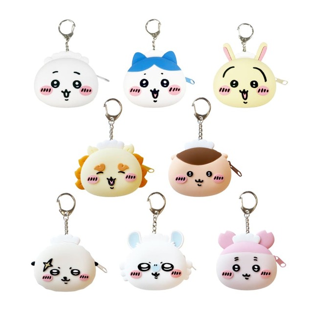 【「ちいかわレストラン」沖縄PARCO CITY店】シリコンポーチ　全8種　各1,430円