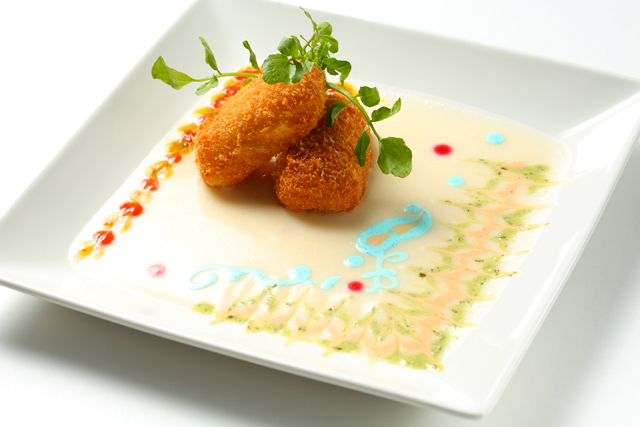 トリュフとフォアグラのミルキーコロッケ